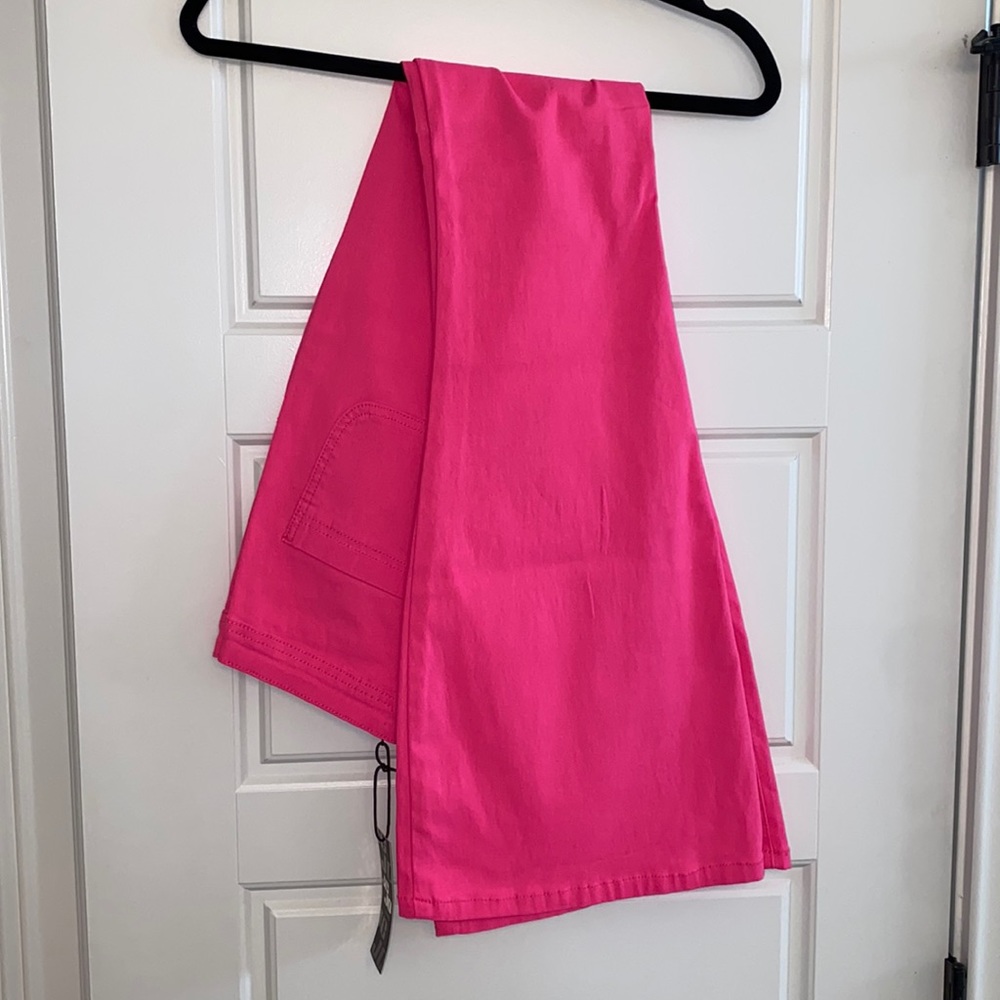 NWT Hot Pink Bell Bottom Wide Leg Jeans